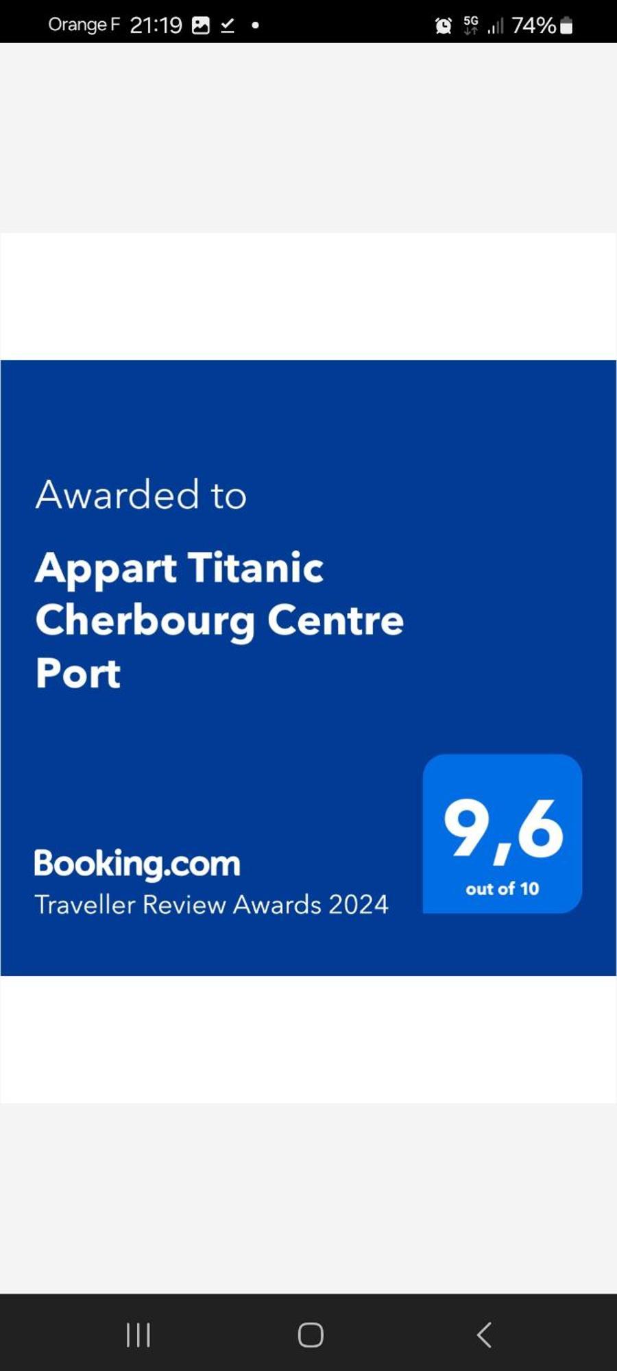 Appart Titanic Cherbourg Centre Port Εξωτερικό φωτογραφία